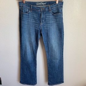 Old Navy The Sweet Heart Jeans 10 Short Med Wash